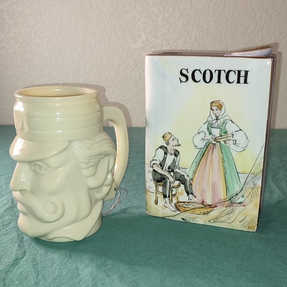 Academia Drinkware Italy Ethnic Scotch Decanter Avon Stein vintage collectible - Picture 1 of 5